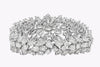 53.80 Carats Total Fancy Cut Diamond Bracelet in White Gold & Platinum