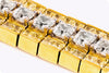 26.69 Carats Total Mixed Cut Yellow & White Diamond Fashion Bracelet in Two-Tone