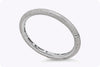 5.78 Carat Total Round Brilliant Cut Diamond Pavé Bangle Bracelet in White Gold