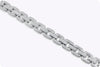 6.55 carats Total Micro-Pave Diamond Chain Link Bracelet in White Gold