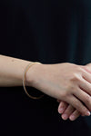 1.78 Carat Round Diamond Bangle Bracelet in 18 Karat Rose Gold
