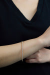 1.78 Carat Round Diamond Bangle Bracelet in 18 Karat Rose Gold