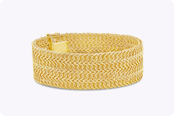 Giovanni Marchisio, Antique 18k Yellow Gold Bracelet