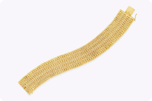 Giovanni Marchisio, Antique 18k Yellow Gold Bracelet