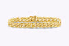 14 Karat Yellow Gold Cuban Link Chain Bracelet