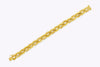 18 Karat Yellow Gold Large Oval Links Bracelet