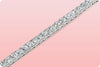 GIA Certified 31.36 Carat Total Radiant Cut Diamond Tennis Bracelet in Platinum
