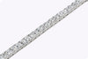 GIA Certified 31.36 Carats Total Radiant Cut Diamond Tennis Bracelet in Platinum