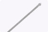2.86 Carats Total Round Diamond Antique-Style Tennis Bracelet in White Gold