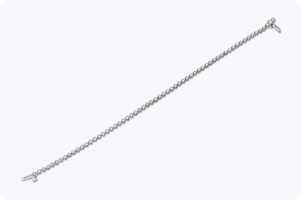 Brilliant Round Diamond Tennis Bracelet