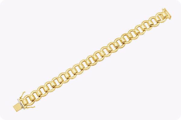 Link Chain Bracelet in Yellow Gold