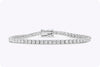 Tennis Bracelet in White Gold