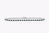 2.38 Carat Total Alternating Blue Sapphire & Diamond Tennis Bracelet in White Gold