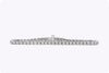 1.73 Carat Total Brilliant Round Diamond Tennis Bracelet in White Gold