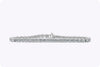 8.71 Carat Total Round Brilliant Cut Diamond Tennis Bracelet in White Gold