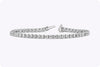 7.85 Carats Total Round Brilliant Cut Diamond Tennis Bracelet in White Gold