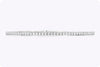 1.75 Carats Total Round Brilliant Cut Diamond Bangle Bracelet in White Gold