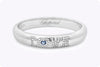 Chopard LOVE 1.65 Carats Total Heart Shape Sapphire & Diamond Bangle Bracelet in White Gold