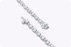 4.53 Carat Total Round Brilliant Cut Diamond Tennis Bracelet in White Gold