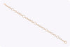 1.40 Carat Total Round Cut Diamond Fashion Bracelet in Rose Gold