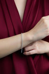 1.35 Carat Round Brilliant Cut Diamond Tennis Bracelet in White Gold