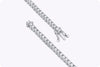 1.35 Carat Round Brilliant Cut Diamond Tennis Bracelet in White Gold