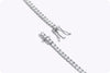 Brilliant Cut Diamond Tennis Bracelet in White Gold