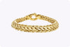 32.46 Grams Wheat Chain Bracelet in 18K Yellow Gold