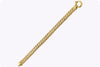 32.46 Grams Wheat Chain Bracelet in 18K Yellow Gold