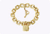 Louis Vuitton Padlock & Key Bracelet in 18K Yellow Gold