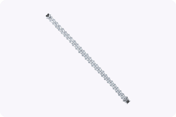 11.25 Carats Marquise & Pear Shape Diamond Bracelet 