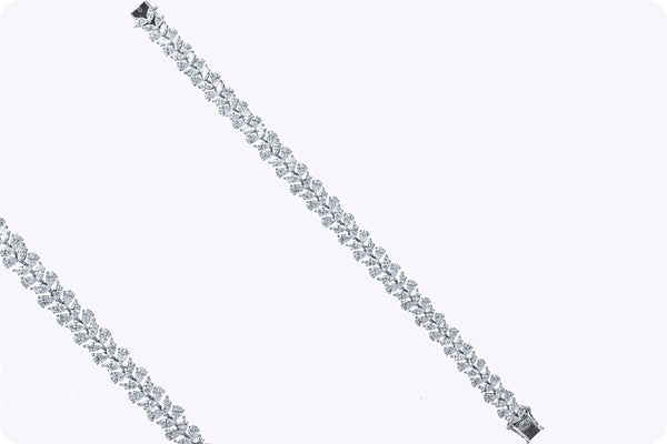 Marquise & Pear Shape Diamond Bracelet 