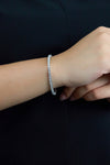 6.45 Carats Total Round Brilliant Cut Diamond Tennis Bracelet in White Gold