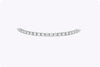 6.45 Carats Total Round Brilliant Cut Diamond Tennis Bracelet in White Gold