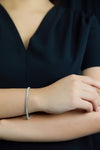 6.20 Carats Total Round Brilliant Cut Diamond Tennis Bracelet in White Gold