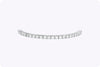 6.20 Carats Total Round Brilliant Cut Diamond Tennis Bracelet in White Gold