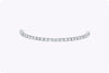5.20 Carats Total Round Brilliant Cut Diamond Tennis Bracelet in White Gold
