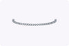 Round Brilliant Cut Diamond Tennis Bracelet in White Gold