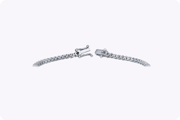 2.57 Ct Round Brilliant Cut Diamond Tennis Bracelet
