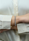16.80 Carats Total Round Brilliant Cut Diamond Tennis Bracelet in White Gold