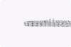 16.80 Carats Total Round Brilliant Cut Diamond Tennis Bracelet in White Gold