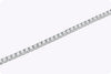 16.80 Carats Total Round Brilliant Cut Diamond Tennis Bracelet in White Gold