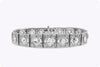 6.30 Carat Total Rose Cut Diamond Art Deco Fashion Bracelet