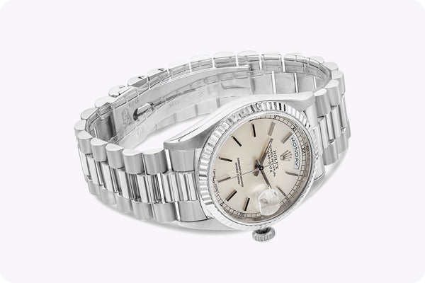 Rolex Day-Date 18K White Gold Wristwatch Ref. 18239