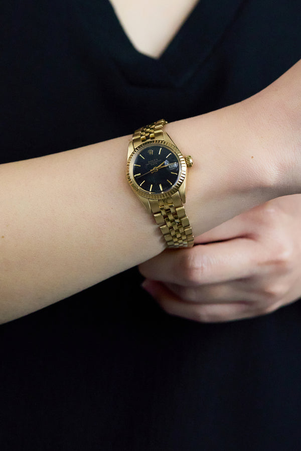 1979 Rolex Date Wristwatch in Yellow Gold