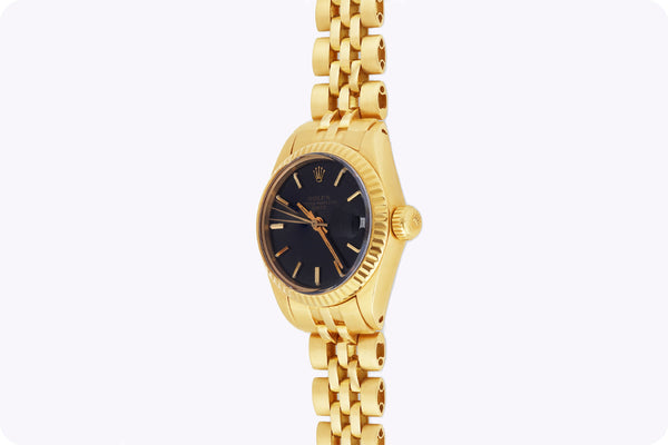 1979 Rolex Date Wristwatch in Yellow Gold