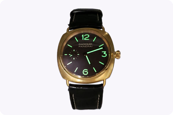 Radiomir Panerai Rose Gold Oro Rosso Mechanical Wristwatch Ref PAM00336