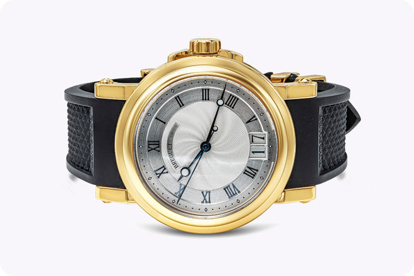 Breguet 5817BA Marine Automatic 18k Yellow Gold Watch