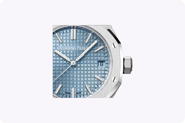 Audemars Piguet Royal Oak Light Blue Dial Ref. 15550st in Stainless Steel