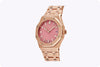 2025 Audemars Piguet Royal Oak Pink Dial Wristwatch Ref. 77450OR.OO.1361OR.01 in Rose Gold
